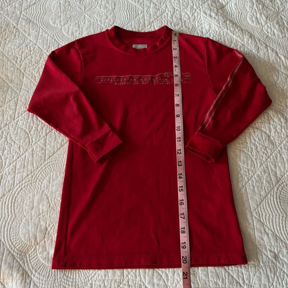 Red Long Sleeve Size Small Appalachian Mountain Club Insulated Shirt - Picture 6 of 7